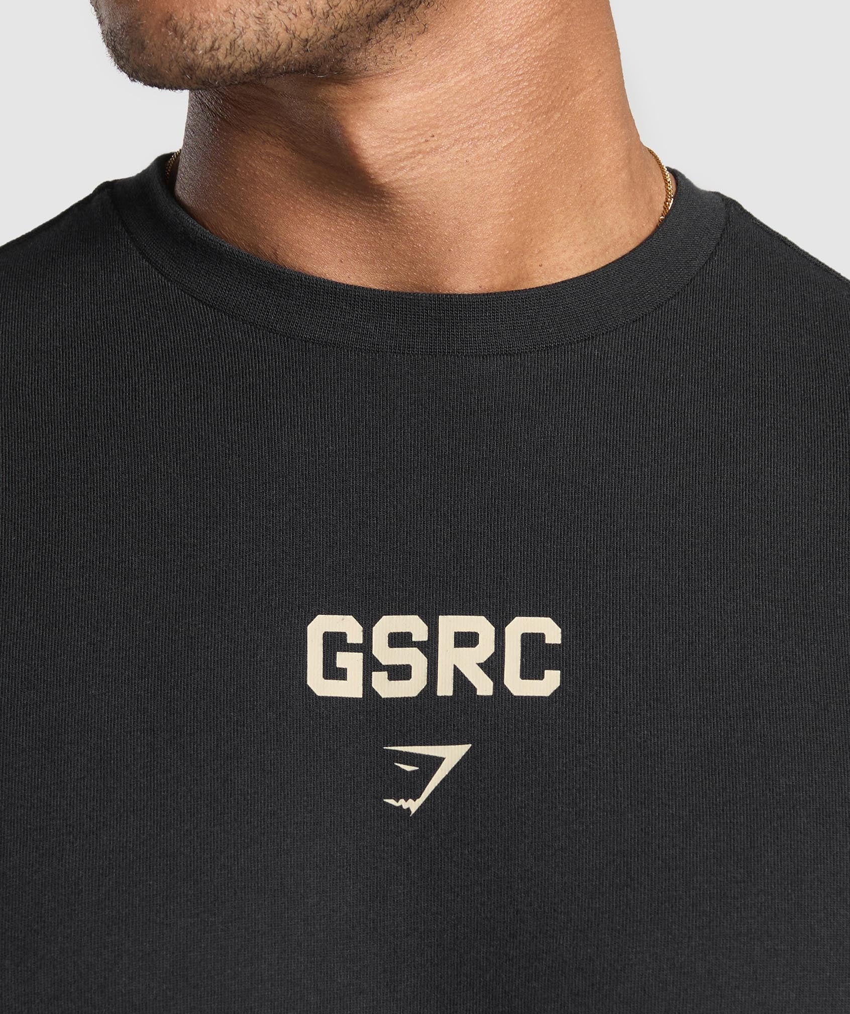 GS Run Club Oversized T-Shirt – Black