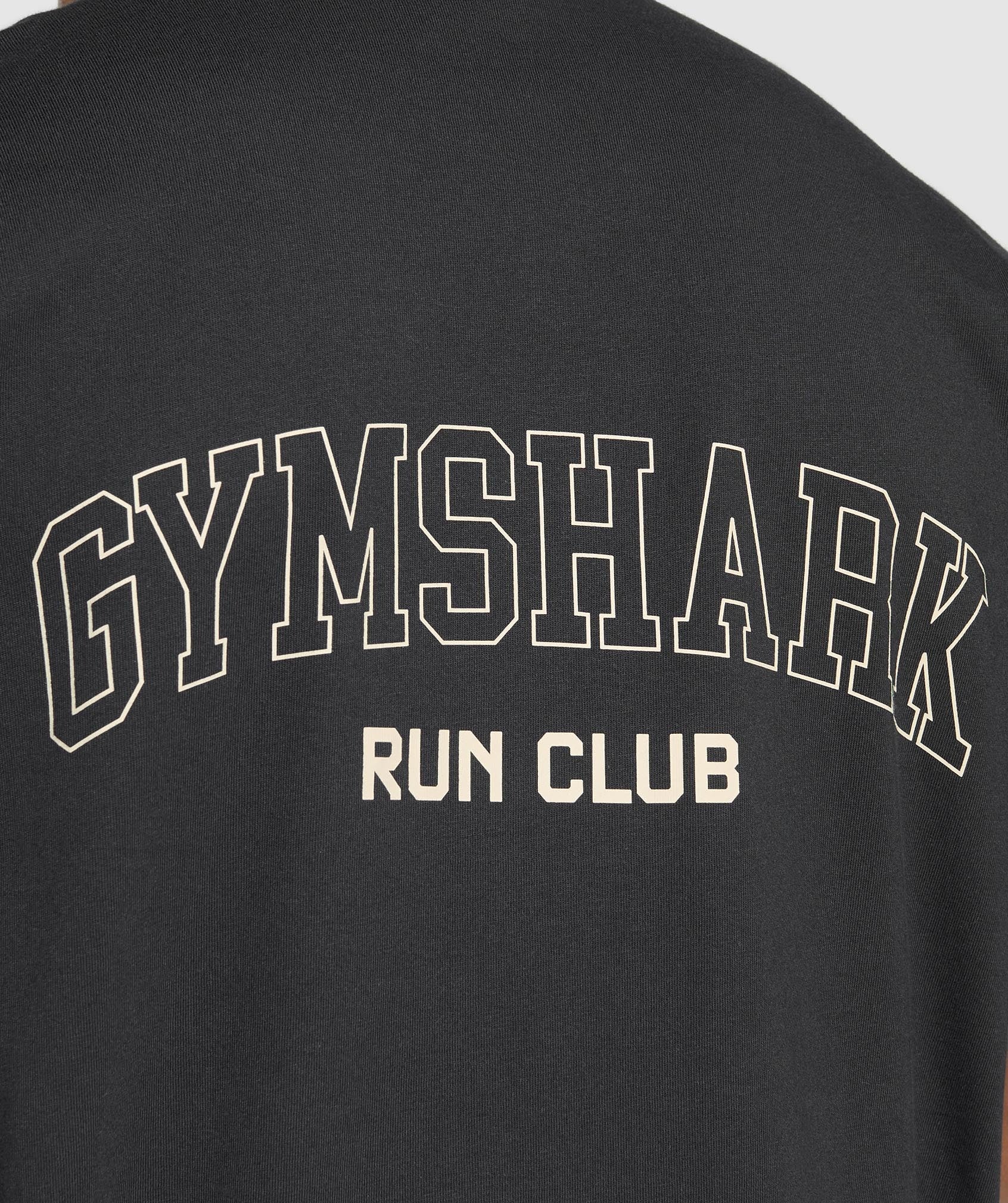 GS Run Club Oversized T-Shirt – Black