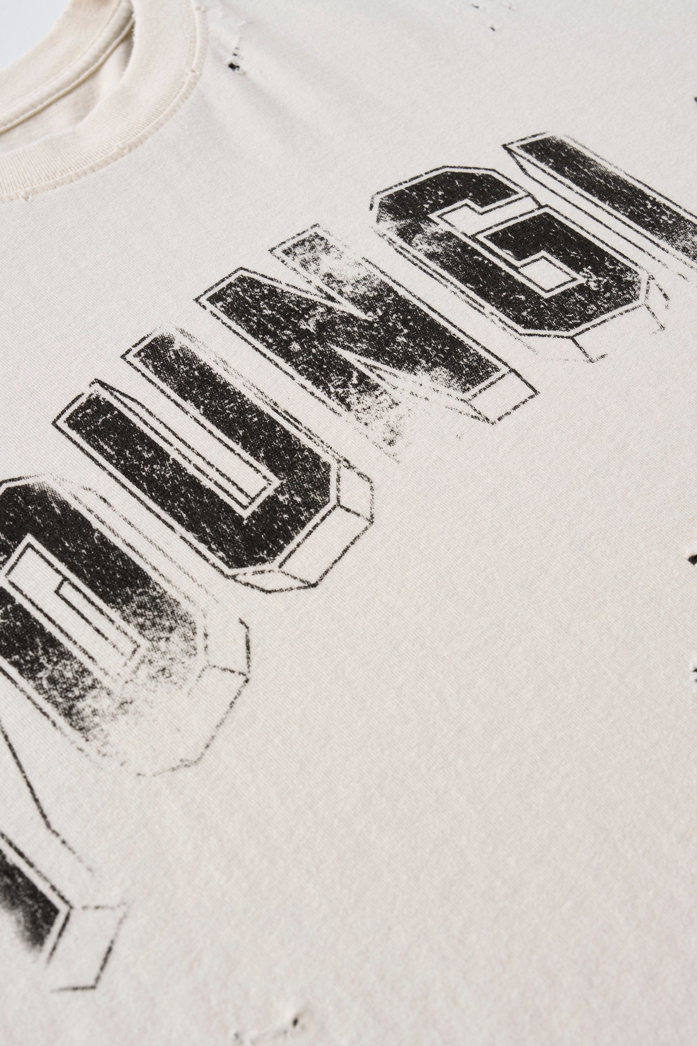 YoungLA Vintage Cream Wash Oversized T-Shirt